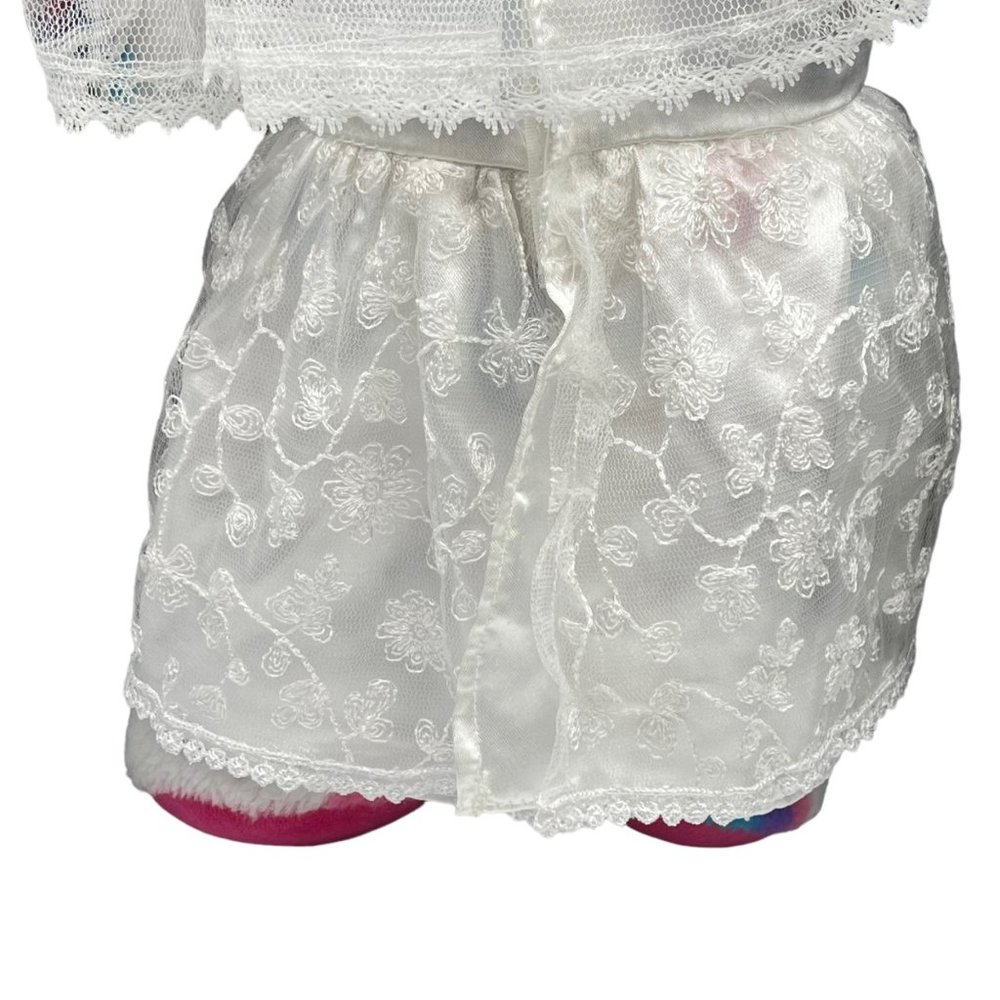 Build A Bear Bride and Groom Workshop Outfit Veil Black Shoes Plush Dress Up - Picture 10 of 16